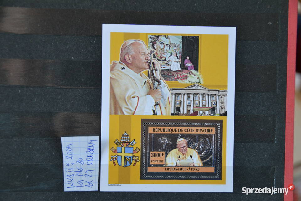 ZnaczkiPapież Jan Paweł II Wybrzeże Kości Sobótka