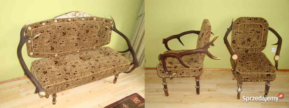 Meble z poroża myśliwskie Chojna sprzedam