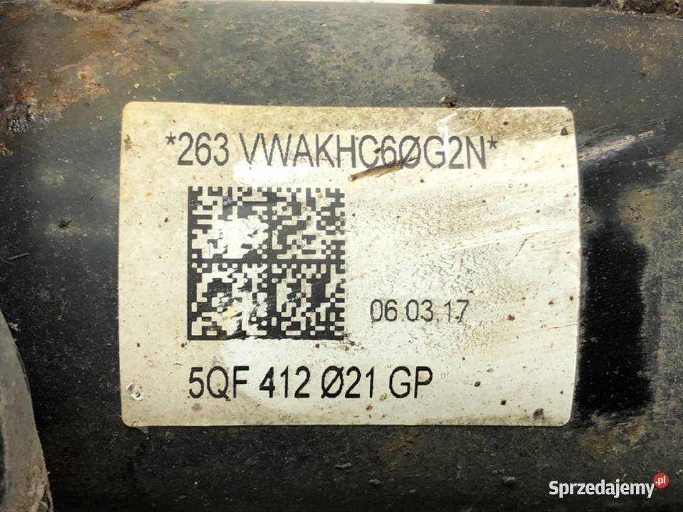 AMORTYZATOR PRAWY PRZÓD ZE SPRĘŻYNĄ VW TIGUAN 20