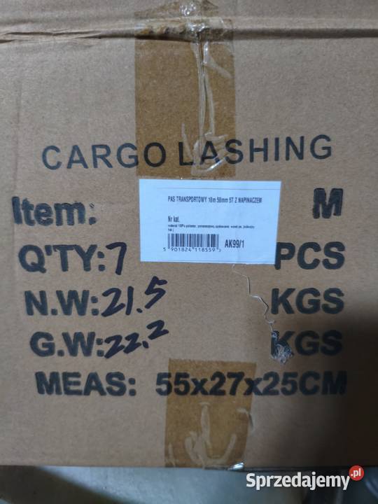 Pas Transportowy z Napinaczem 10M 50mm 5T Opoczno