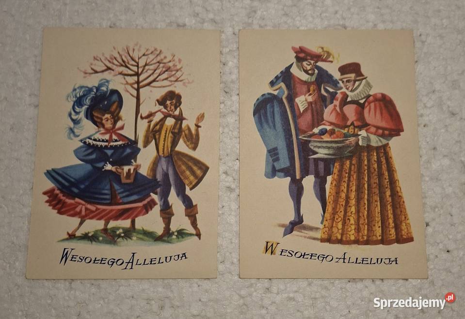 pocztówki Wielkanocne Maria OrłowskaGabryś Warszawa sprzedam