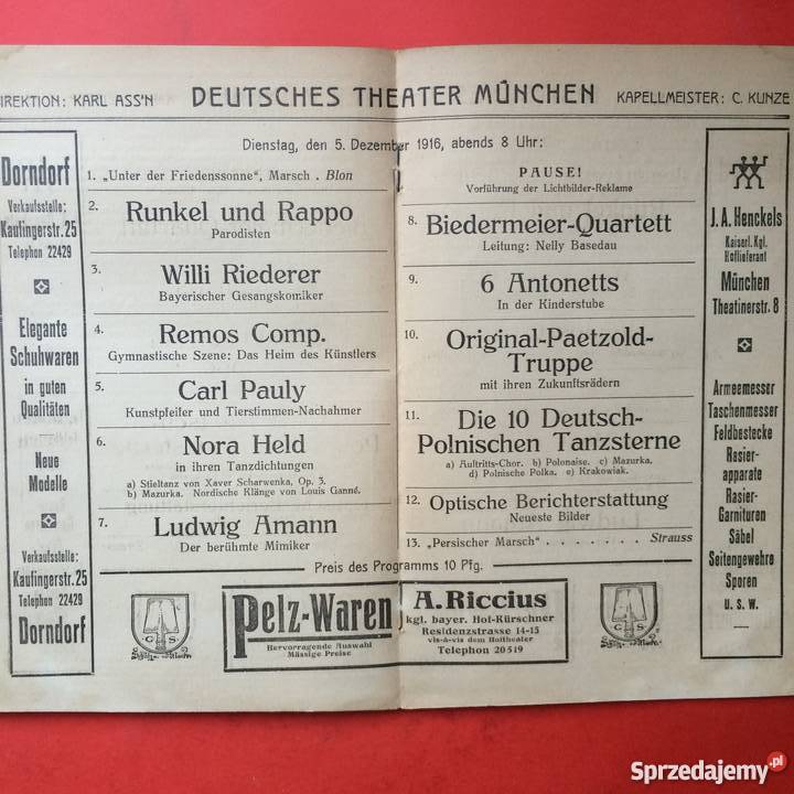 761 Deutsches Theater Mnchen 1916 r zachodniopomorskie