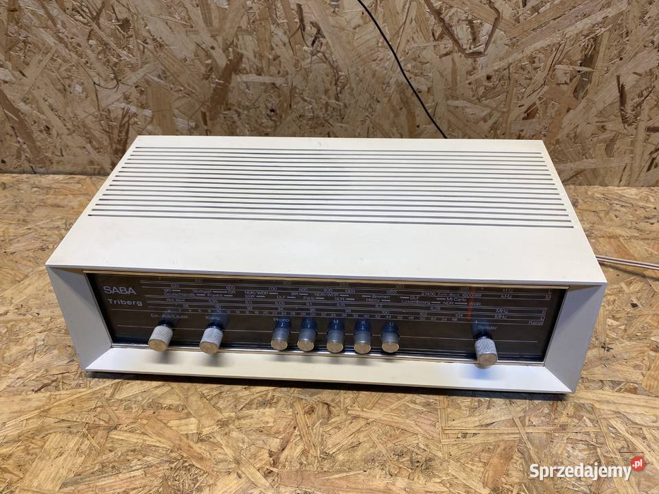 Radio amplituner Saba Tiberg film pokazowy Gałkowice-Ocin