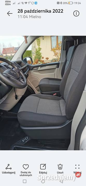 VW T6 2019r 98 serwisowany w ASO nieuszkodzony Koszalin