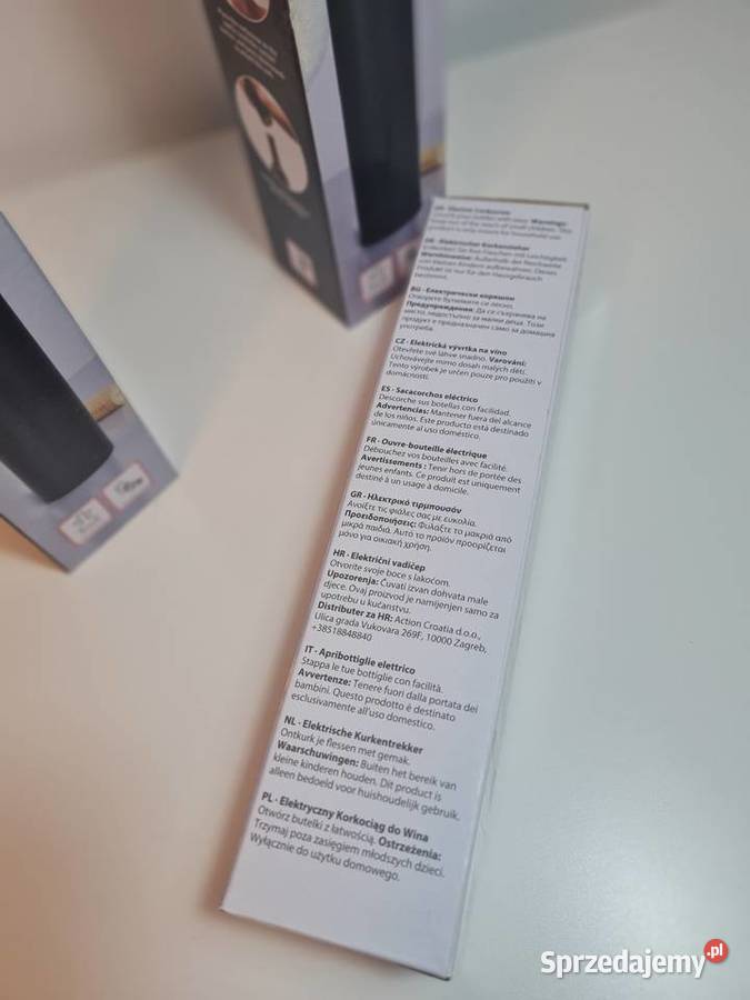 Elektryczny korkociąg do wina