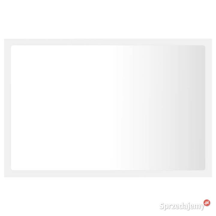 Lustro łazienkowe z LED białe 60x85x37 akryl Łazienkowe Warszawa sprzedam