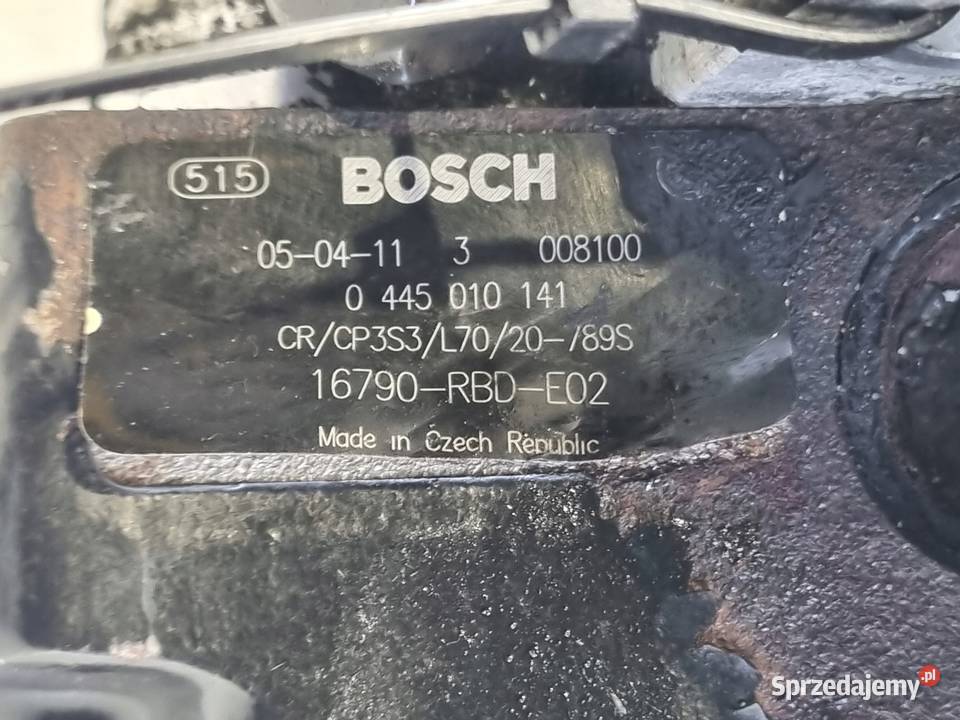 Honda Accord VII 22 ICTDI POMPA WTRYSKOWA paliwa Rudka