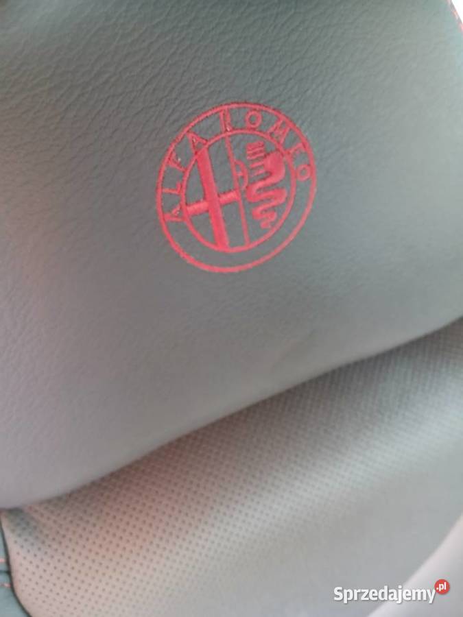 Unikatowe fotele Alfa Romeo 147 Ti czarna skóra śląskie Szczerbice