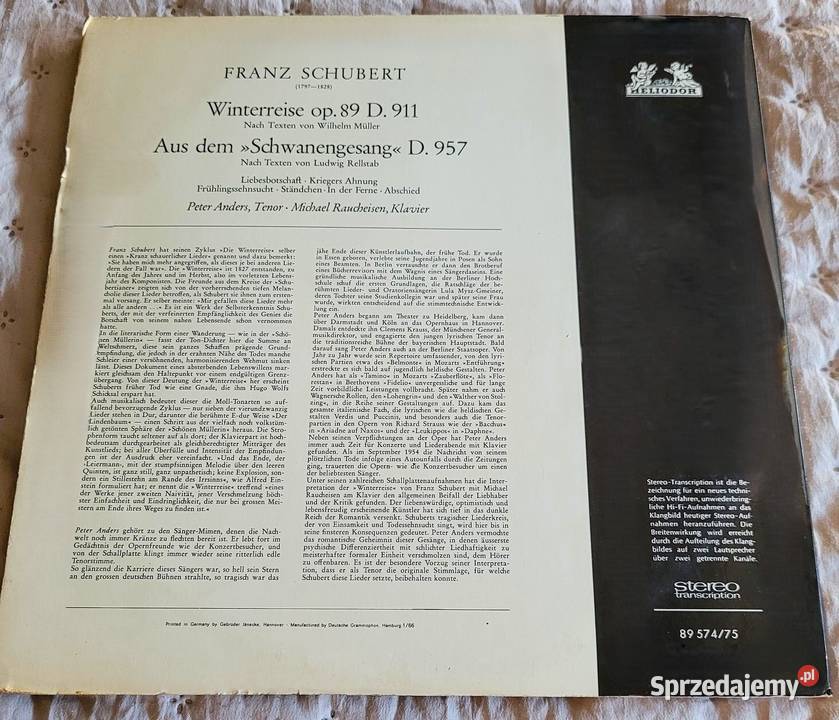 Franz Schubert Zimowa podróż op 89 wybór pieśni kujawsko-pomorskie Chełmno