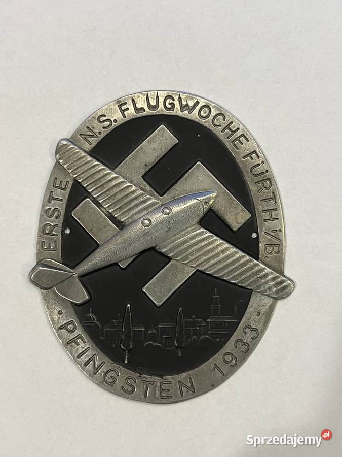 Niemiecka plakietka Narodowosocjalistyczny Kraków sprzedam