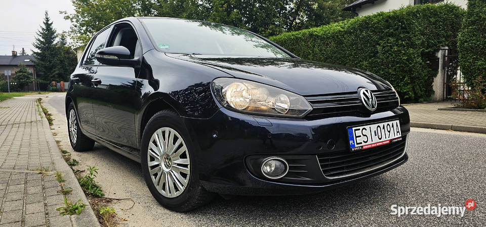 Volkswagen Golf VI benzyna 5 drzwi bogate Łódź