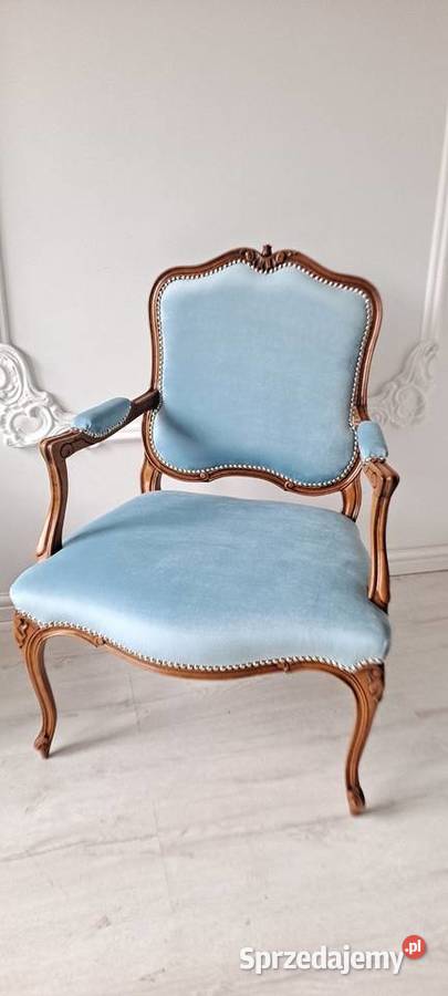 Stylowt fotel krzesło Ludwik Ludwikowskie 50cm zachodniopomorskie Szczecin sprzedam