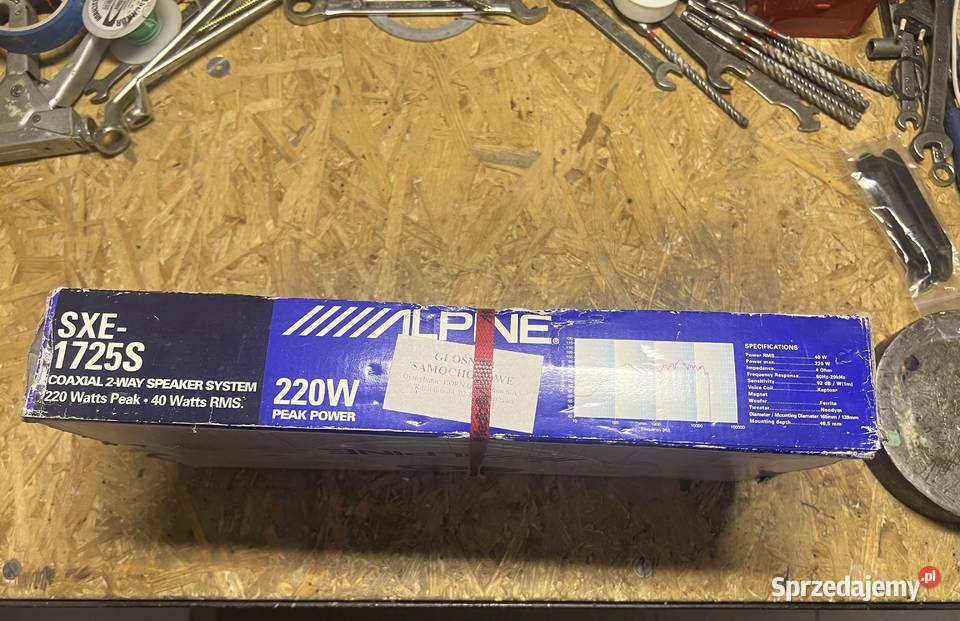Alpine SXE1725S Głośniki samochodowe dwudrożne Ostrowiec Świętokrzyski