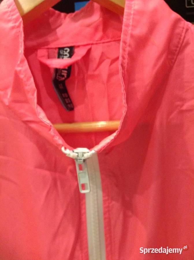 Cienka Kurtka Neon Damska LXL różowa Nowa