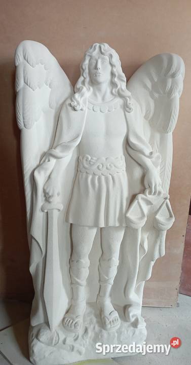 Anioł św Michał Archanioł rzeźba Antyki, Sztuka, Kolekcje lubelskie