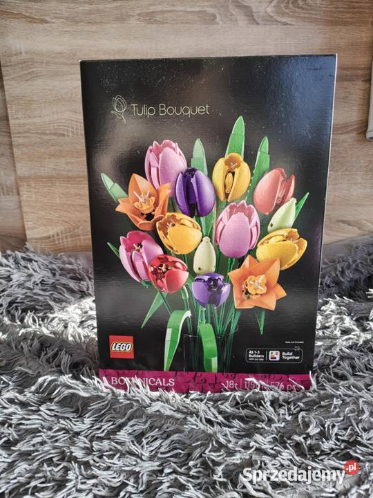 Nowe Klocki LEGO botaniclas bukiet tulipanów lubelskie Łuków