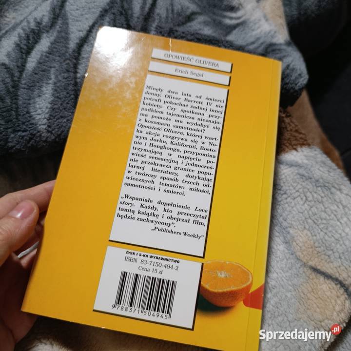 książka Opowieść Olivera autorstwa Ericha Segala Poznań