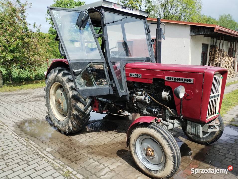 Ciągnik rolniczy URSUS C355 silnik C360 z 1971r Skrzynia biegów Manualna Bielsk Podlaski sprzedam