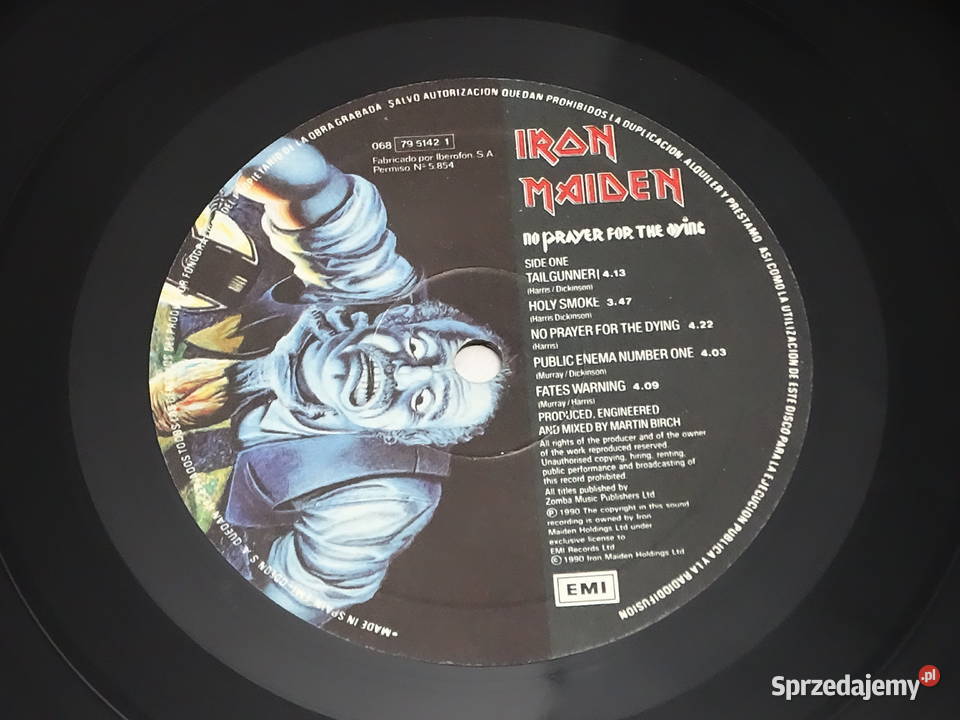 Iron Maiden No Prayer For The Dying Płyta Winyl płyta winylowa Biłgoraj