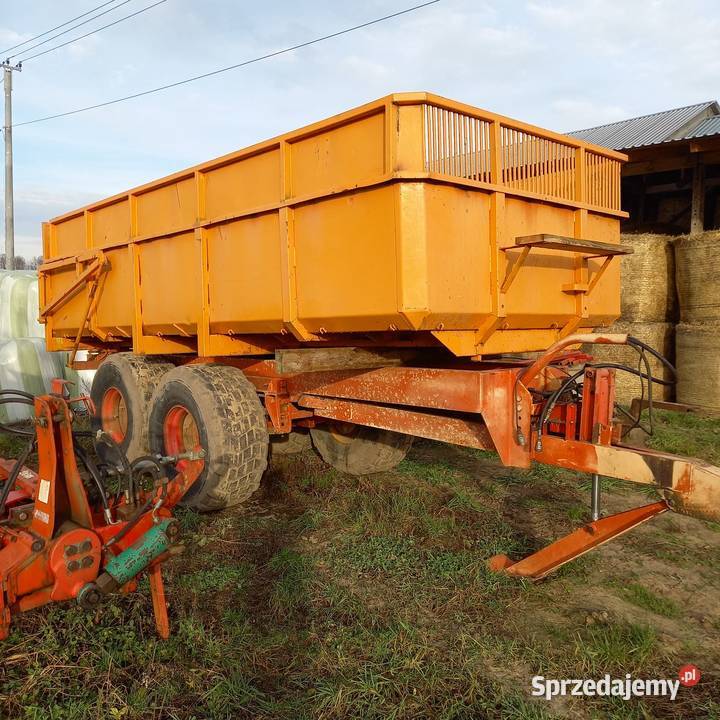 Przyczepa skorupowa 12 t nieuszkodzony Wizna sprzedam