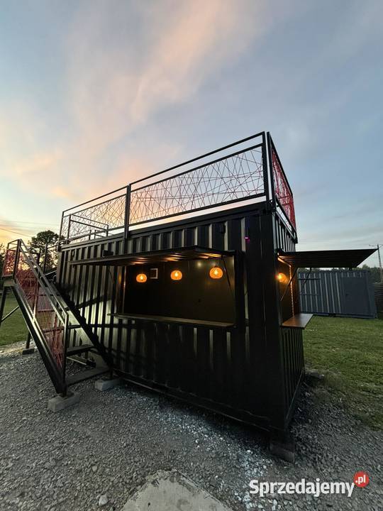 kontener morski 20HC bar gastronomia pawilon Rzeszów