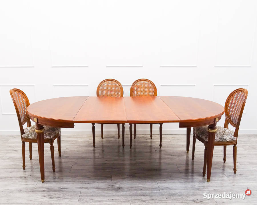 KOMPLET Mebli do JADALNI MEDALION rozkładany Stoły z krzesłami Kalisz