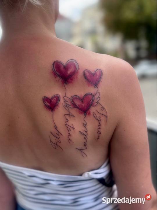 Tatuaże kolorowe i czarne Kielce