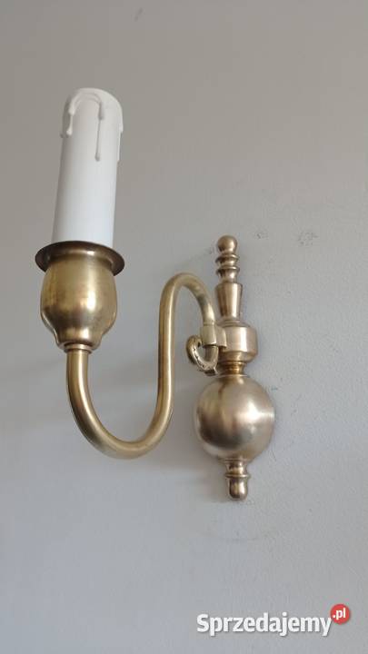 Stare mosiężne kinkiety Włocławek