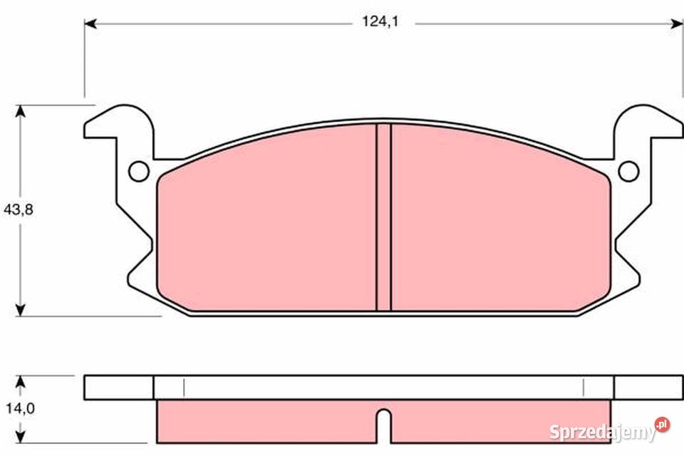 Klocki hamulocwe Daichatsu Charade GDB 366 Katowice