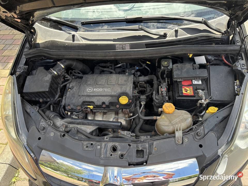 Opel Corsa D 111 2010r Czarny Zarejestrowany w Polsce Siemianowice Śląskie