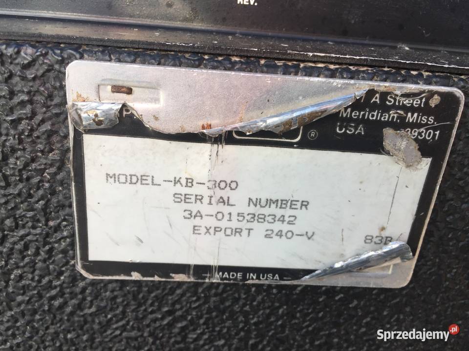 Wzmacniacz klawiszowy Peavey KB 300 made in USA lubelskie Biłgoraj