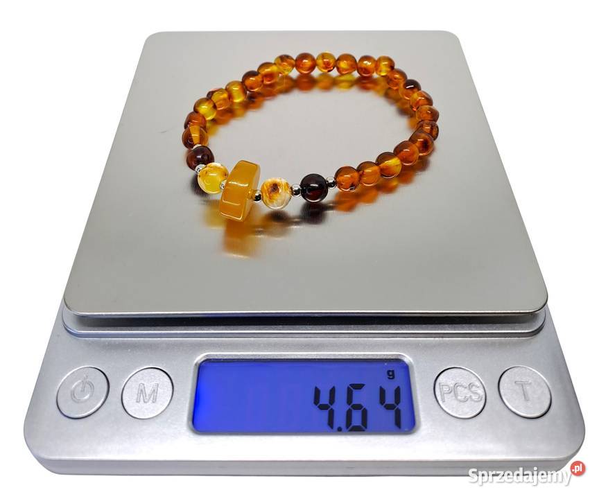 Bransoletka z bursztynu BURSZTYN bałtycki mix Warszawa