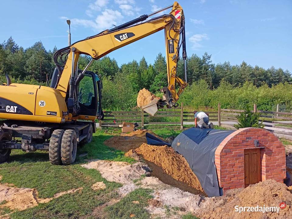 piwniczka betonowa ziemianka schron piwniczka Konin