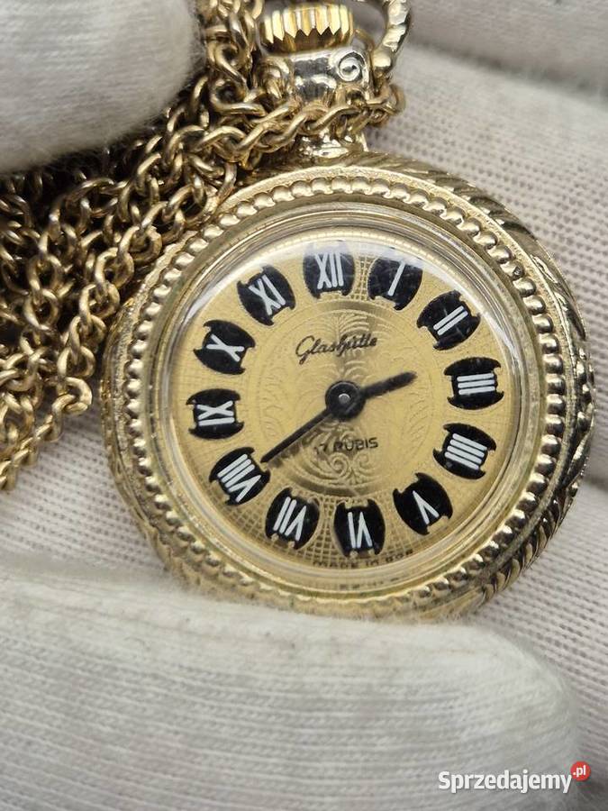 Damski zegarek Glashutte naszyjnikwisiorek Damskie Chorzów