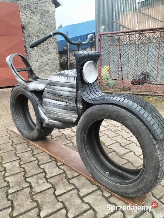 sprzedam motocykl ozdoba ogrodowa