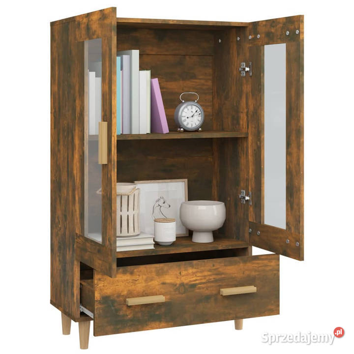 Szafka przydymiony dąb 70x31x115 materiał Warszawa