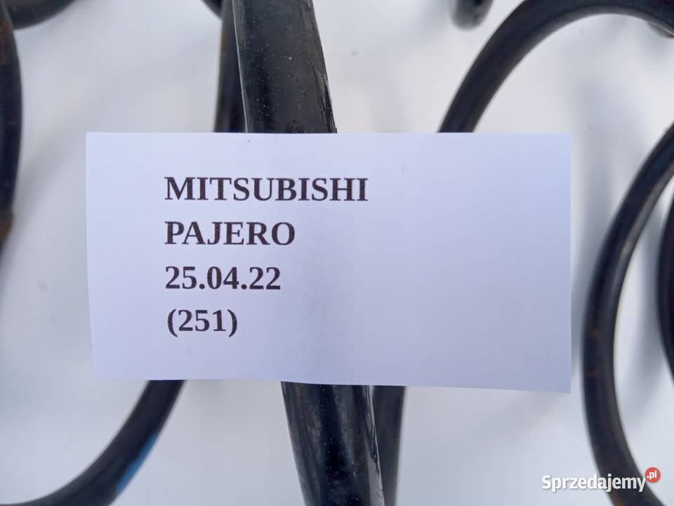 SPRĘŻYNA AMORTYZATORA MITSUBISHI PAJERO SPORT II osobowe Nowy Tomyśl