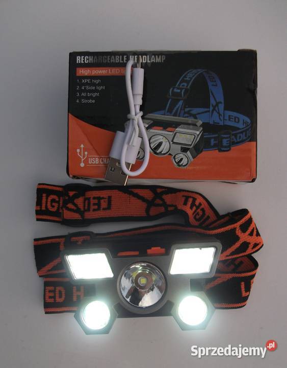 Latarka Lampka Reflektor na Głowę 5 LED COB Sieradz