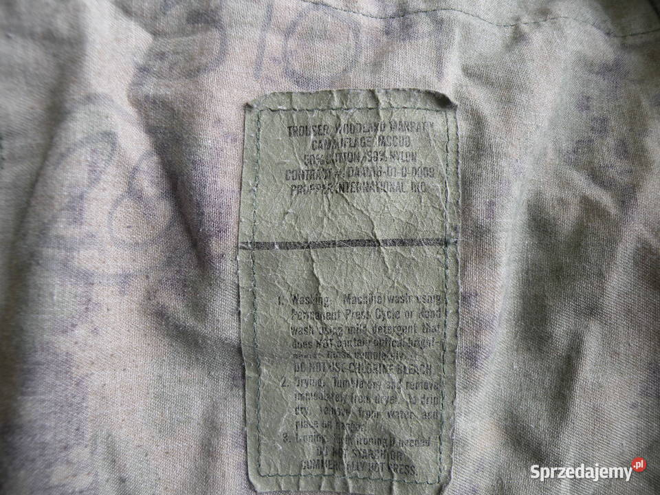 Spodnie MCCUU woodland marpat USMC small long dolnośląskie Wrocław
