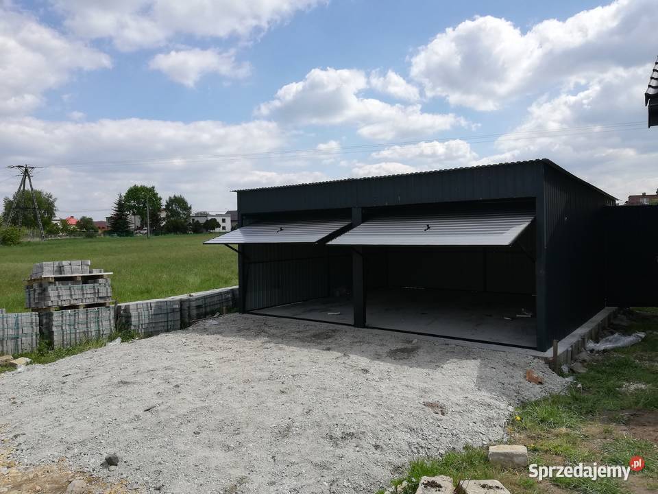 C89 Garaż Blaszany Magazyn Garaże Blaszane Wiaty samodzielny Września sprzedam