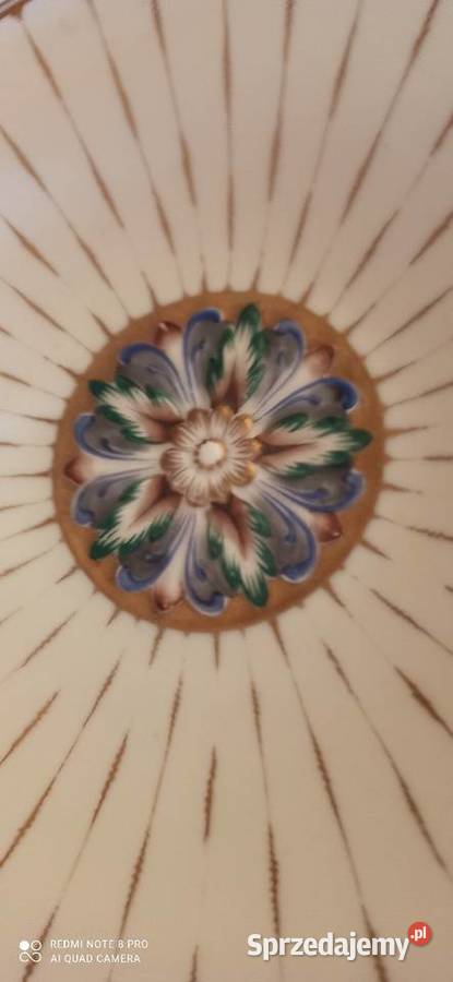 Niezwykła Elegancka patera Ręcznie zdobiona Gdańsk