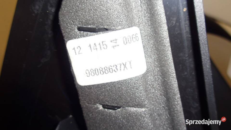 PEUGEOT 308 II LUSTERKO PRAWE 112 13 PIN CZARNE