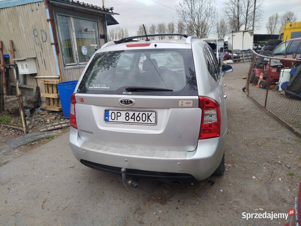 Kia Carens 20 LPG klima półskóry czarne 2007 Rok produkcji 2007 Opole sprzedam