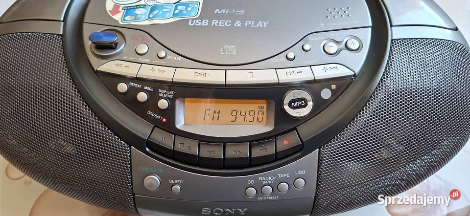 Radiomagnetofon Sony CFDRS60CP CD USB stan Kielce