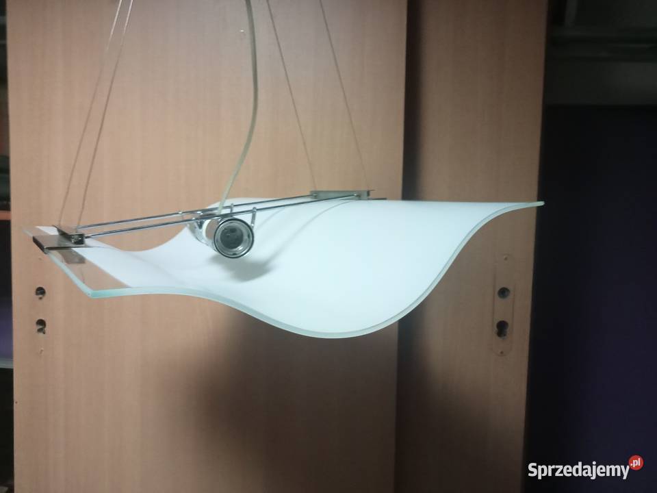 Lampa wisząca szklana