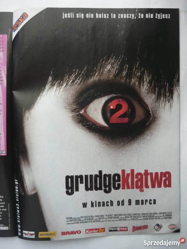 PLAKAT A4 GRUDGE 2 KLĄTWA DZIEWCZYNA Bydgoszcz