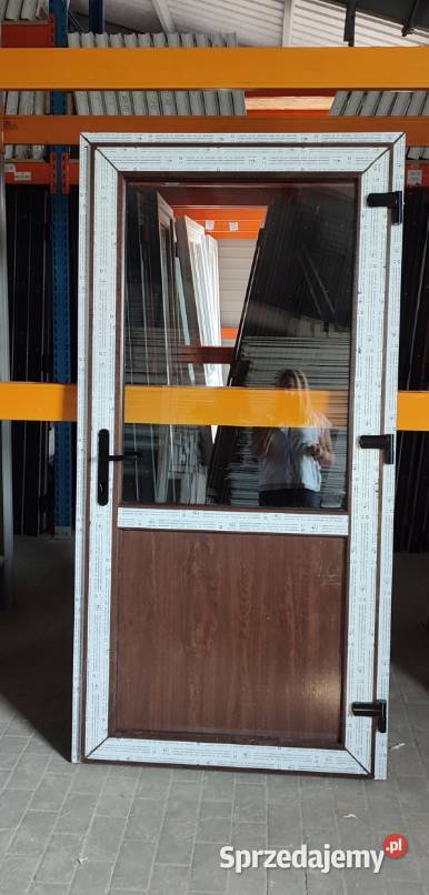 DRZWI Kacprzak 90x210 Drzwi ZEWNĘTRZNE PCV mazowieckie Siedlce