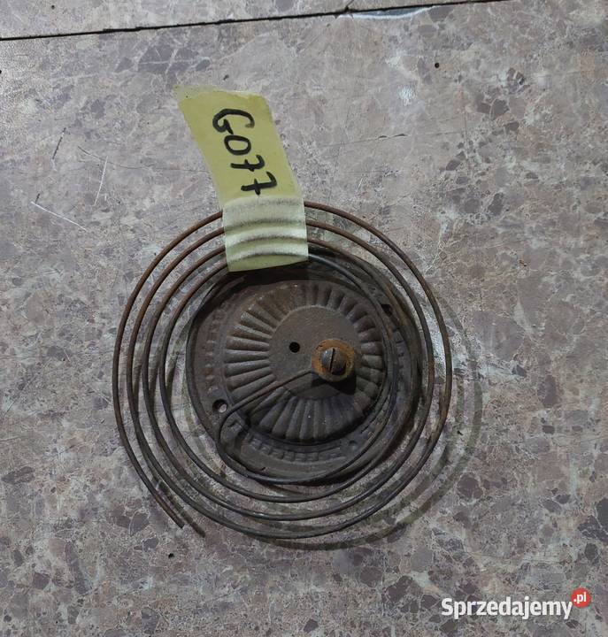 G077 Gong starego zegara ściennego miniatury Tczew