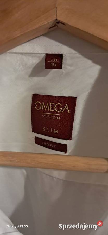 Koszula biała firma OMEGA VISION SLIM Męska Krasnobród sprzedam