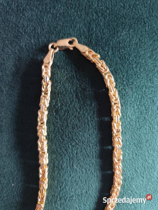 Złoty łańcuszek wzór Królewski Łańcuszki świętokrzyskie Skarżysko-Kamienna